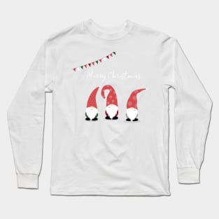 Cute Christmas Gnomes Long Sleeve T-Shirt